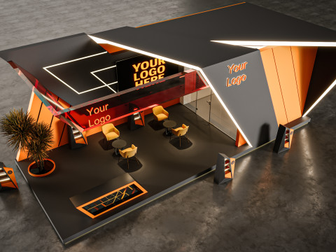 Exhibition Stand 3D Модель
