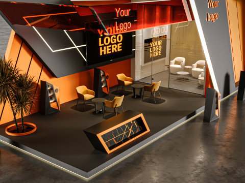 Exhibition Stand 3D Модель