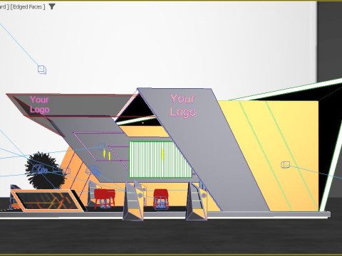 Exhibition Stand 3D Модель