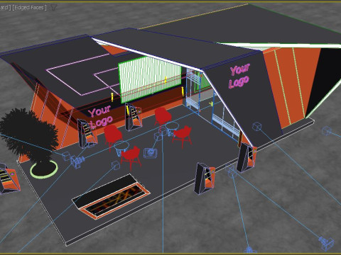 Exhibition Stand 3D Модель