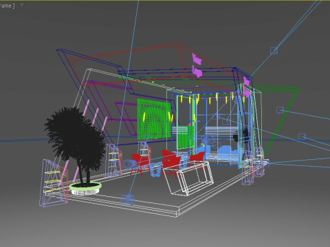 Exhibition Stand 3D Модель