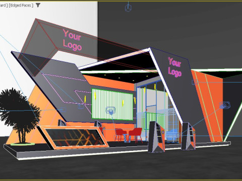 Exhibition Stand 3D Модель
