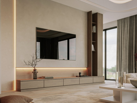 Modern Living Room 3D 模型