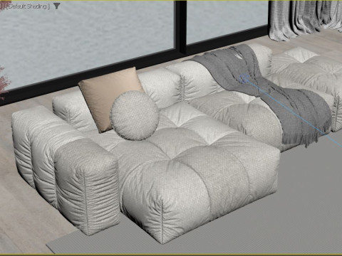 Modern Living Room 3D 模型
