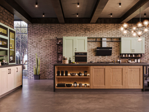 Modern Kitchen Modello 3D