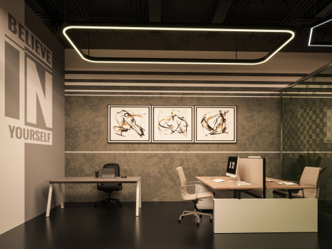 Office Model 3D