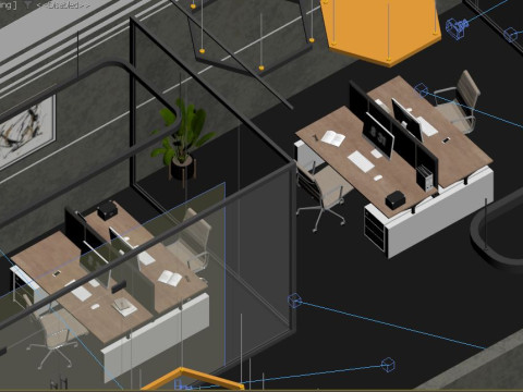 Office Model 3D