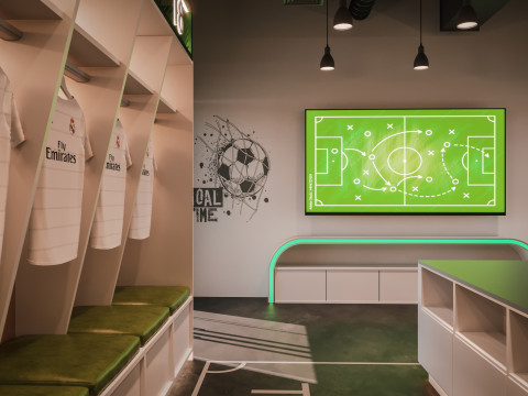 Locker Room 3D Модель