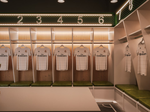 Locker Room 3D Модель