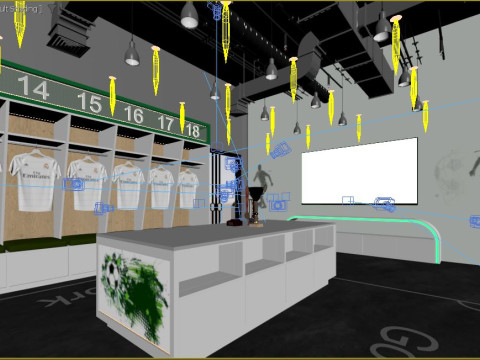 Locker Room 3D Модель