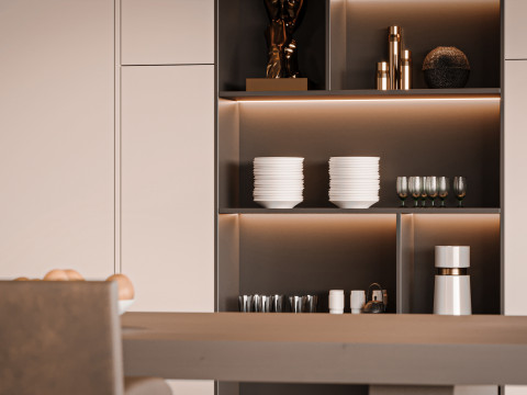 Modern Kitchen 3D Модель