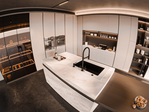 Modern Kitchen 3D Модель