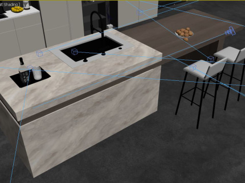 Modern Kitchen 3D Модель
