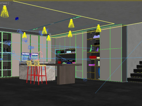Modern Kitchen 3D Модель