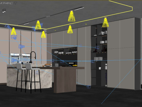 Modern Kitchen 3D Модель