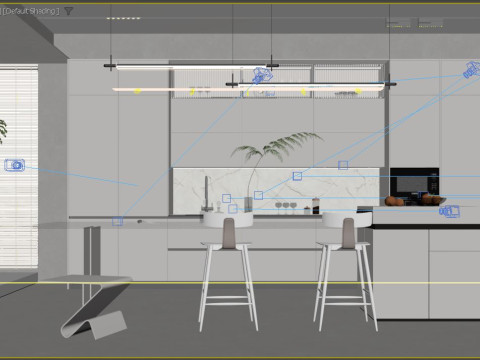 Modern Kitchen Modèle 3D