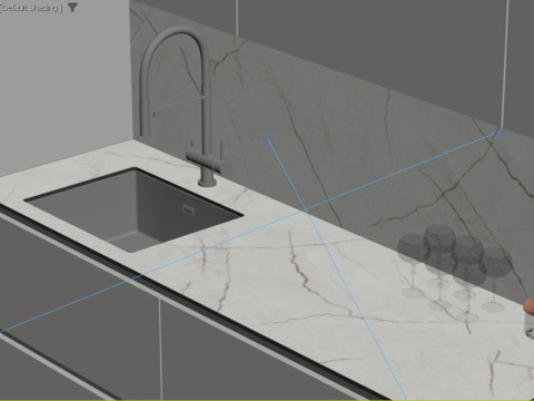 Modern Kitchen Modèle 3D
