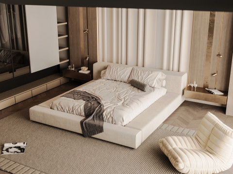 Modern Bed Room Modèle 3D