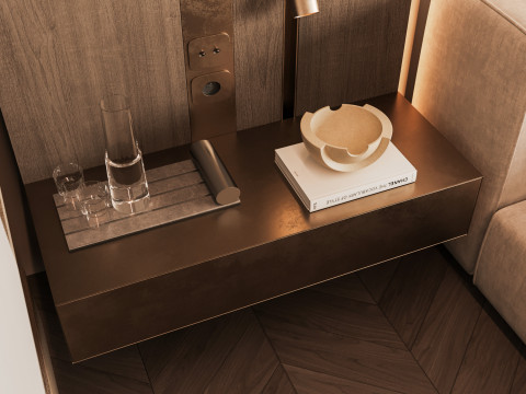 Modern Bed Room Modèle 3D