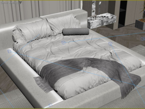 Modern Bed Room Modèle 3D
