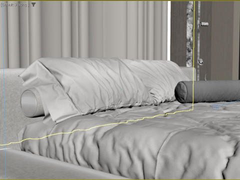 Modern Bed Room Modèle 3D