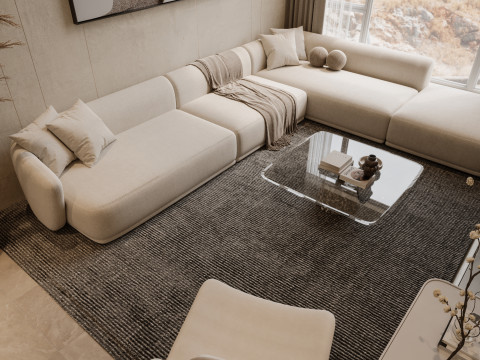 Modern Living Room 3D Modell