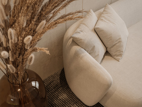 Modern Living Room 3D Modell