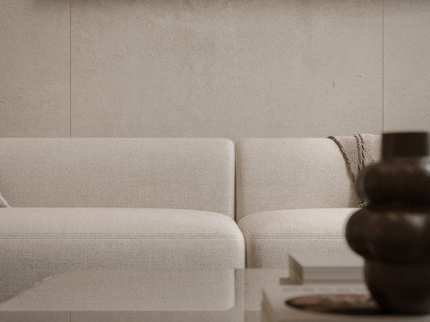 Modern Living Room 3D Modell