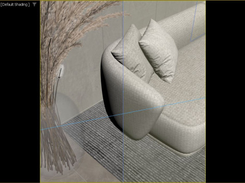 Modern Living Room 3D Modell
