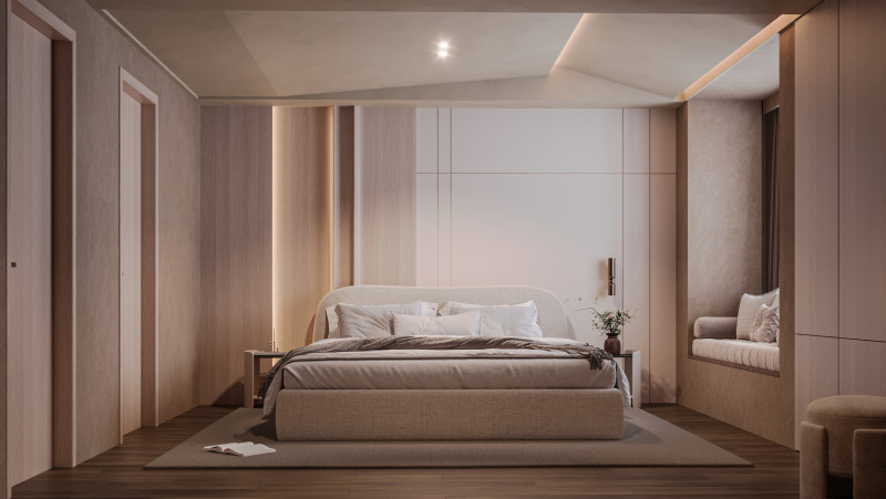 Bed Room 3D Model .c4d .max .obj .3ds .fbx .stl .blend 