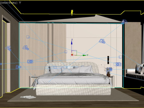 Bed Room 3D Model