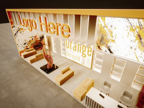 Exhibition Stand 3D Modell