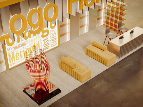 Exhibition Stand 3D Modell