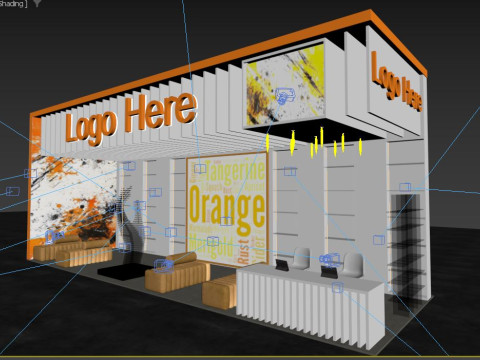 Exhibition Stand 3D Modell