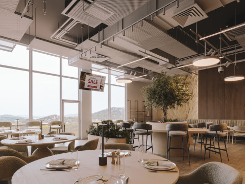 Restaurant interior 3D Model