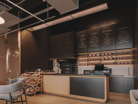 Restaurant interior Modelo 3D