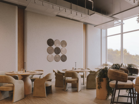 Restaurant interior Modelo 3D