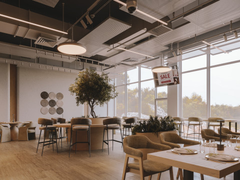 Restaurant interior Modelo 3D