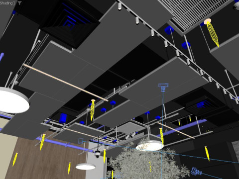 Restaurant interior Modelo 3D