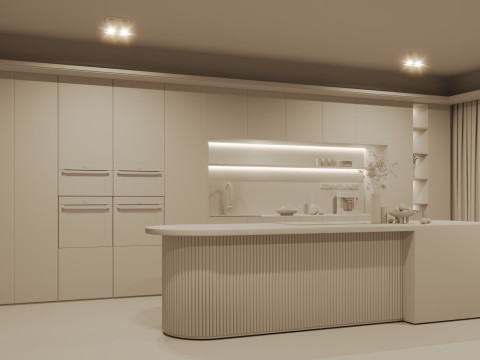 Kitchen 3D 모델