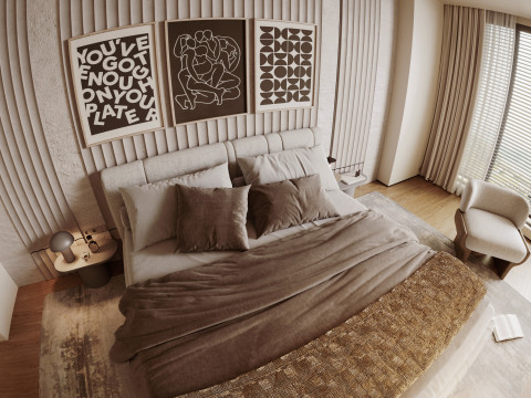 Bed Room 3D 模型