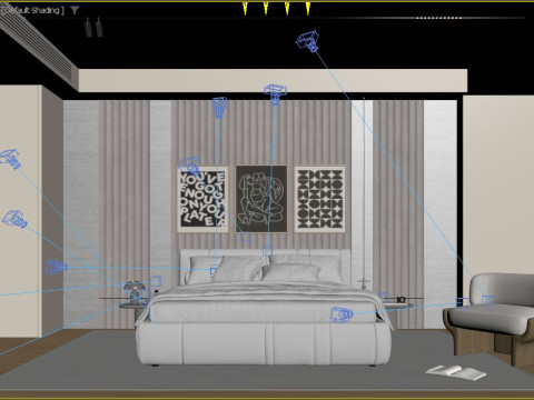 Bed Room 3D 模型