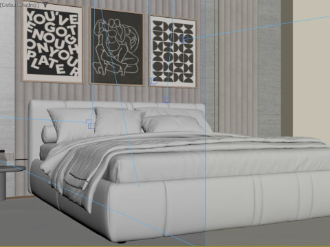Bed Room 3D 模型
