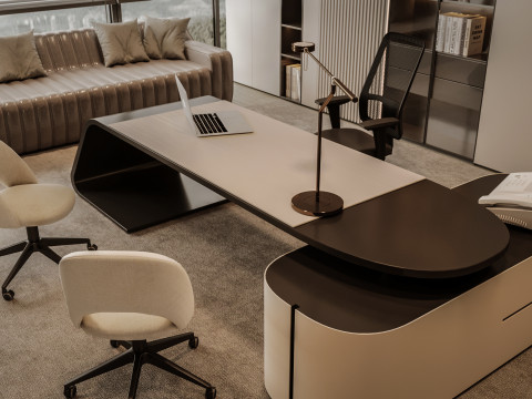 Office interior design 3D Modell