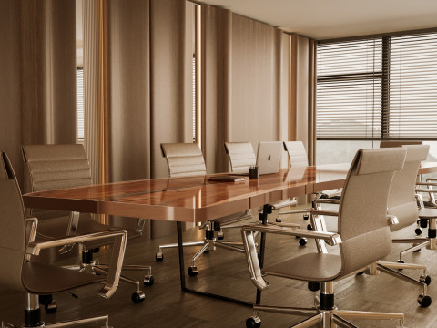 Office interior design 3D Modell