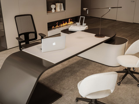 Office interior design 3D Modell