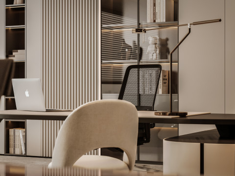 Office interior design 3D Modell