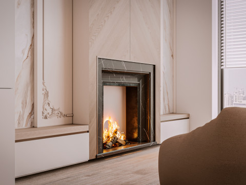 Modern Living Room 3D Модель