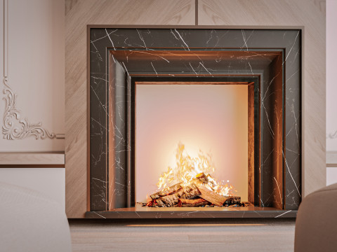 Modern Living Room 3D Модель