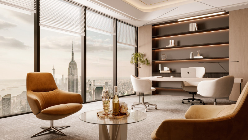 Office interior design 3D मॉडल .c4d .max .obj .3ds .fbx .stl .blend